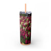 Skinny Tumbler with Straw – 20 oz Stainless Steel Cup