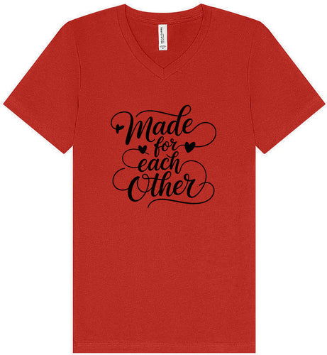 Made for Each Other Unisex V-Neck Shirt