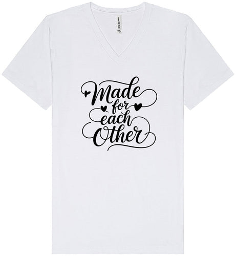 Made for Each Other Unisex V-Neck Shirt