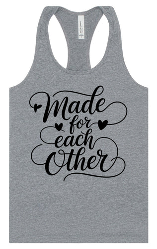 Made for Each Other Women's Racerback Tank