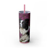Skinny Tumbler with Straw – 20 oz Stainless Steel Cup