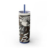 Skinny Tumbler with Straw – 20 oz Stainless Steel Cup