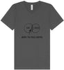 Dad Jokes Venn Diagram Unisex V-Neck Shirt