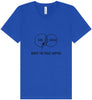 Dad Jokes Venn Diagram Unisex V-Neck Shirt