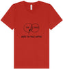 Dad Jokes Venn Diagram Unisex V-Neck Shirt