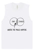 Dad Jokes Venn Diagram Muscle Tank