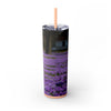 Skinny Tumbler with Straw – 20 oz Stainless Steel Cup