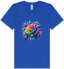 Rainbow Rose Unisex V-Neck Shirt