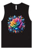 Rainbow Rose Muscle Tank