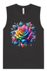 Rainbow Rose Muscle Tank