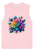 Rainbow Rose Muscle Tank