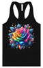 Rainbow Rose Women's Racerback Tank