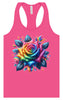 Rainbow Rose Women's Racerback Tank