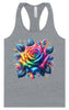 Rainbow Rose Women's Racerback Tank