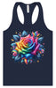 Rainbow Rose Women's Racerback Tank