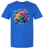 Rainbow Rose Adult Gildan Soft Shirt