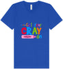 Get Your Kindergarten Cray On Unisex V-Neck Shirt