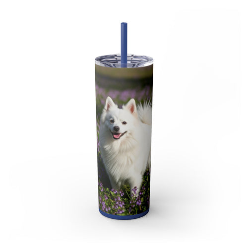 Skinny Tumbler with Straw – 20 oz Stainless Steel Cup