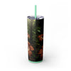Skinny Tumbler with Straw – 20 oz Stainless Steel Cup