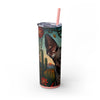 Skinny Tumbler with Straw – 20 oz Stainless Steel Cup