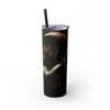 Skinny Tumbler with Straw – 20 oz Stainless Steel Cup