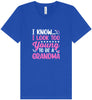 Too Young To Be A Grandma Unisex V-Neck Shirt