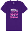 Too Young To Be A Grandma Unisex V-Neck Shirt