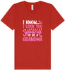 Too Young To Be A Grandma Unisex V-Neck Shirt