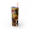 Skinny Tumbler with Straw – 20 oz Stainless Steel Cup