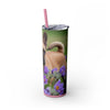 Skinny Tumbler with Straw – 20 oz Stainless Steel Cup