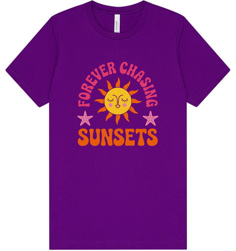Forever Chasing Sunsets Adult Bella Canvas Shirt