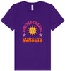 Forever Chasing Sunsets Unisex V-Neck Shirt
