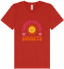 Forever Chasing Sunsets Unisex V-Neck Shirt