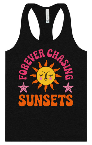 Forever Chasing Sunsets Women's Racerback Tank