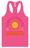 Forever Chasing Sunsets Women's Racerback Tank