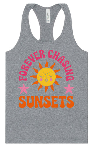 Forever Chasing Sunsets Women's Racerback Tank