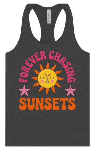Forever Chasing Sunsets Women's Racerback Tank