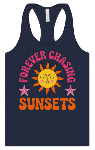 Forever Chasing Sunsets Women's Racerback Tank