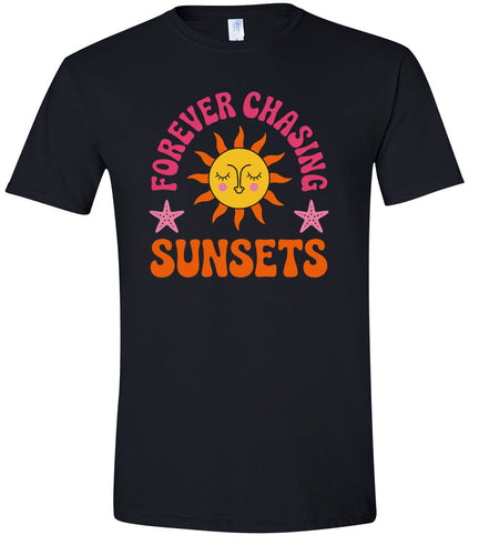 Forever Chasing Sunsets Children's Gildan Soft Shirt
