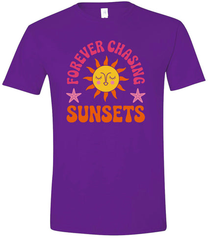Forever Chasing Sunsets Children's Gildan Soft Shirt