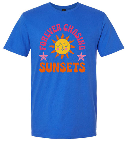 Forever Chasing Sunsets Children's Gildan Soft Shirt