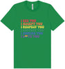 See Accept Support Pride Adult Bella Canvas Shirt