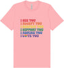 See Accept Support Pride Adult Bella Canvas Shirt
