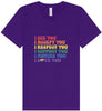 See Accept Support Pride Unisex V-Neck Shirt