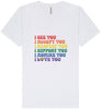 See Accept Support Pride Unisex V-Neck Shirt
