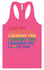 See Accept Support Pride Women's Racerback Tank