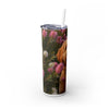 Skinny Tumbler with Straw – 20 oz Stainless Steel Cup