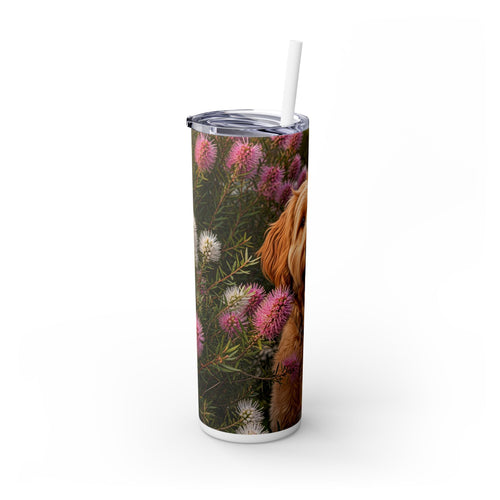 Skinny Tumbler with Straw – 20 oz Stainless Steel Cup