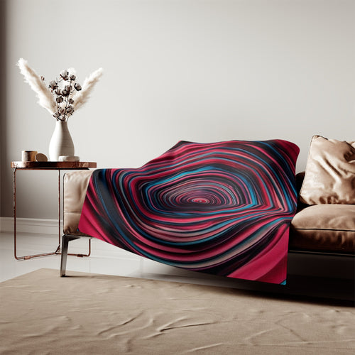 Sweatshirt Blanket – Plush Fleece Throw, 2 Size Options