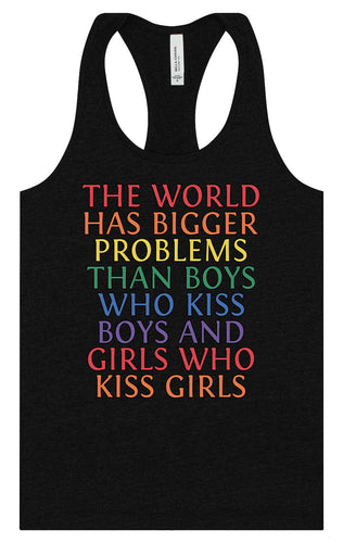 Bigger Problems Pride Women's Racerback Tank